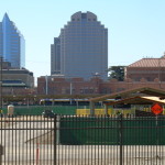 Downtown Sacramento seen from the Train Station