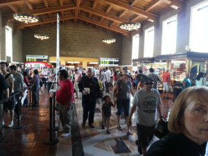 LAUS 75th photo waiting room